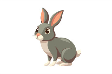 rabbit vector, icon vector illustration, rabbit silhouette of a rabbit isolated on a white background, eps, png, svg,  vector