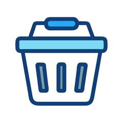 Shopping Basket Container Icon Design