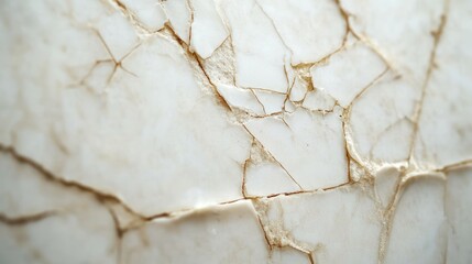 Cracked surface texture fragmented beige and off white background