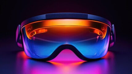 Modern VR headset against purple/pink neon background. Use for tech reviews, gaming sites, or metaverse articles