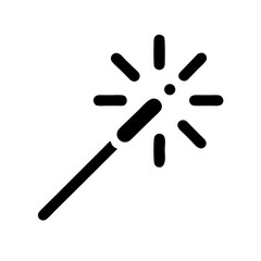 Sparkler Firework Stick Celebration Icon Design