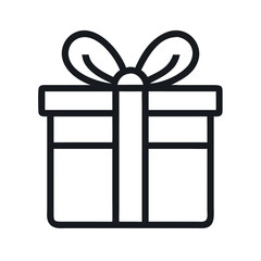Wrapped Gift Box Package Icon Design