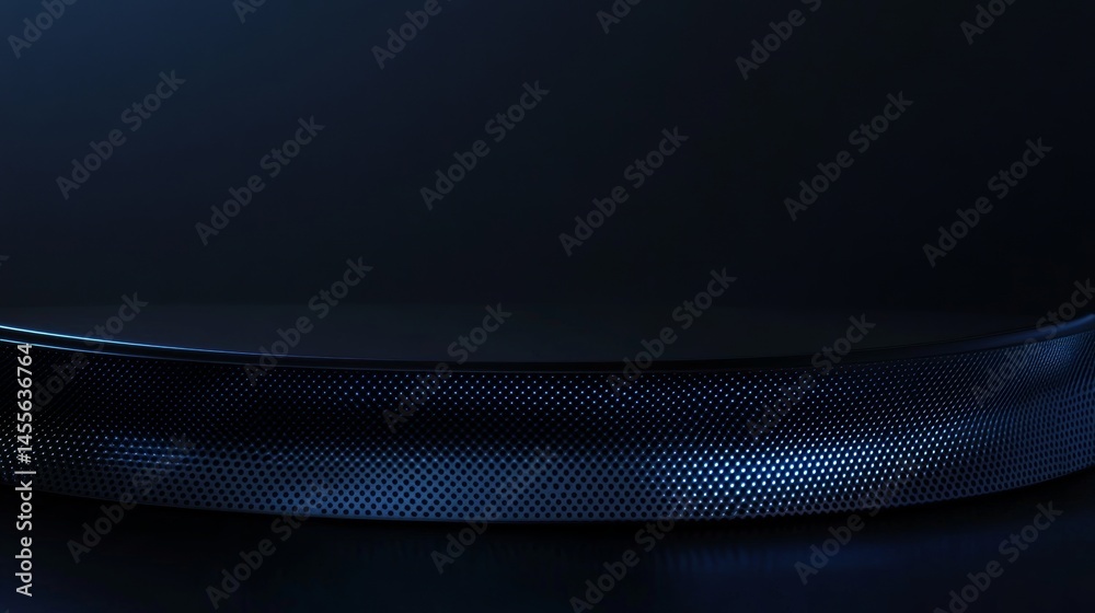 Poster dark textured surface with subtle reflections and gradients showcasing depth in a minimalist setting