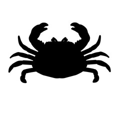 Black crab Silhouette 