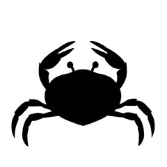 Black crab Silhouette 