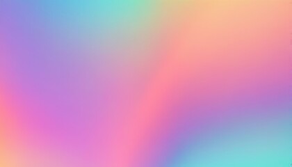 Obraz premium Abstract pastel holographic blurred grainy gradient banner background texture. 4