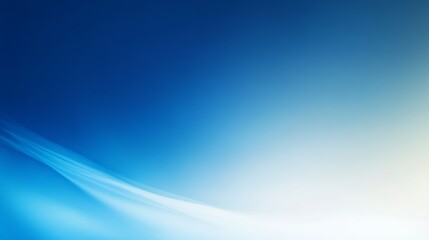 Fototapeta premium Abstract Blue Gradient With Soft Blending Shades Creating a Serene Atmosphere in a Contemporary Art Style