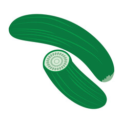  vector illustration of Asian tropical fruits