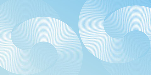 Minimalist banner background pastel colorful blue and white gradations abstract modern design