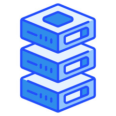 Database Blue Icon