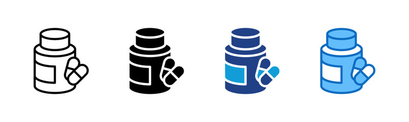 Pill Bottle with Capsules, suplement, medicine