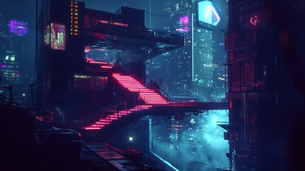 Abstract interior background