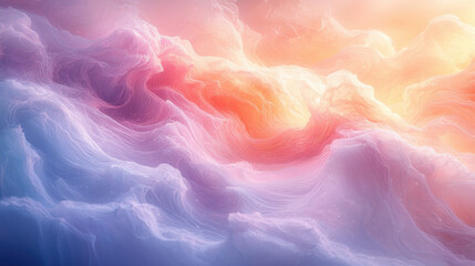 A canvas of soft pastel hues, where gentle waves of color transition seamlessly, creating a tranquil and calming backdrop perfect for apps and products seeking a touch of visual harmony 