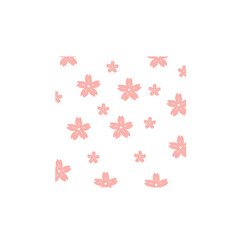 cherry blossom leaf pattern background