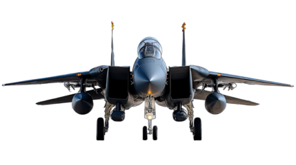 Fighter Jet in Action: A powerful fighter jet, a symbol of modern air combat, is showcased, its sleek design and formidable presence commanding attention. Capturing its precision, agility.