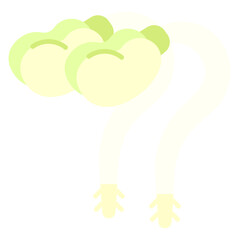 Bamboo Shoot Flat vector