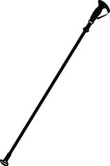 ski pole on white background  .eps