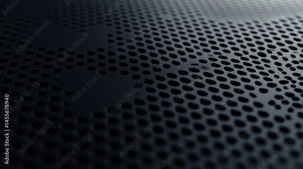 Poster textured black surface with linear patterns creates a striking visual effect in a modern interior de