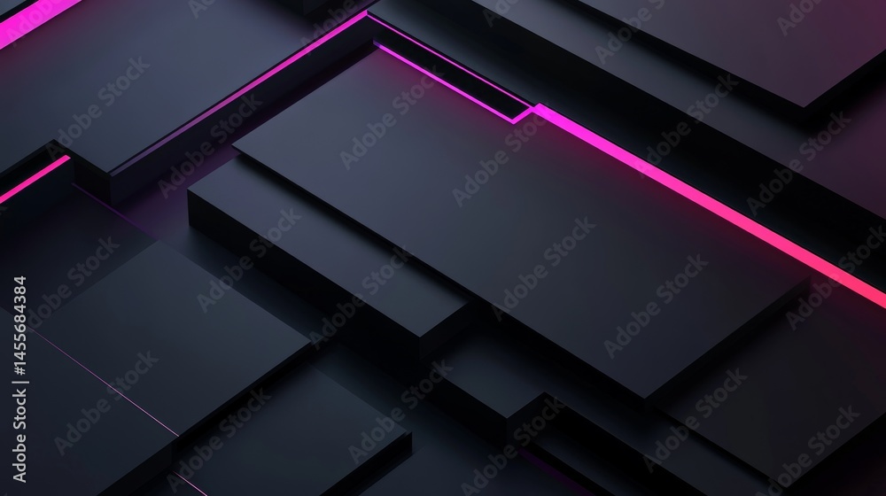 Poster abstract wave patterns in dark and pink tones create a visually striking background suitable for dig