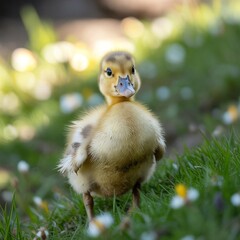 duckling in the grass
