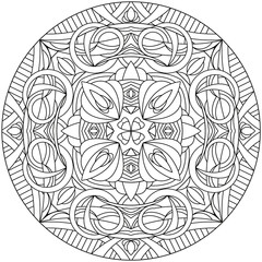 Simple Line Drawings, Line Drawings for Painting Practice, Mandala Paintings, Line Drawings for Making Coloring Books, Printings, Covers, Patterns on Product Surfaces.