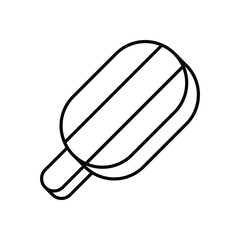 Popsicle  icon vector stock illustration