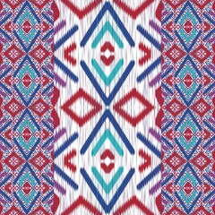 Abstract Ethnic Art, Ikat Seamless Patterns, Fabric Patterns, Fabric Patterns Consist of Delicate Lines, Folk Fabric Patterns, Covers, Folk Patterns, Wallpaper, Carpet Design, Prints, Wraps.