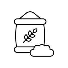 Fertilizer  icon vector stock illustration