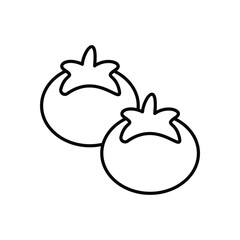 Tomato  icon vector stock illustration