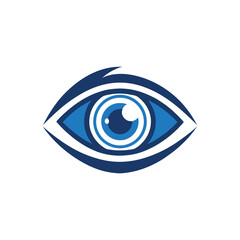 eye and eye hospital logo design vector 