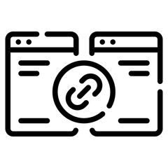 Link Sharing Icon Design