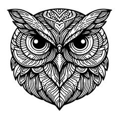 Obraz premium Owl Face