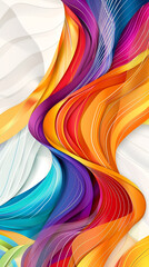 colorful 3d rendering abstract background 