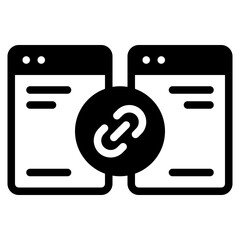 Link Sharing Icon Illustration