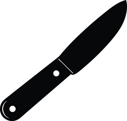 utility knife with extended blade on white 
