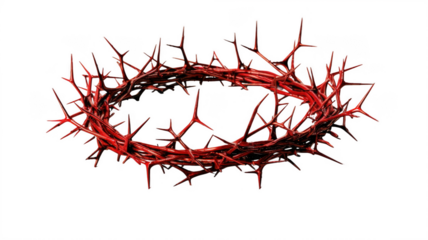 Crown of thorns jesus christ easter good friday crucifixion passion week on transparent background