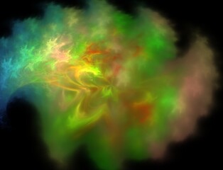Imaginatory fractal abstract background Image