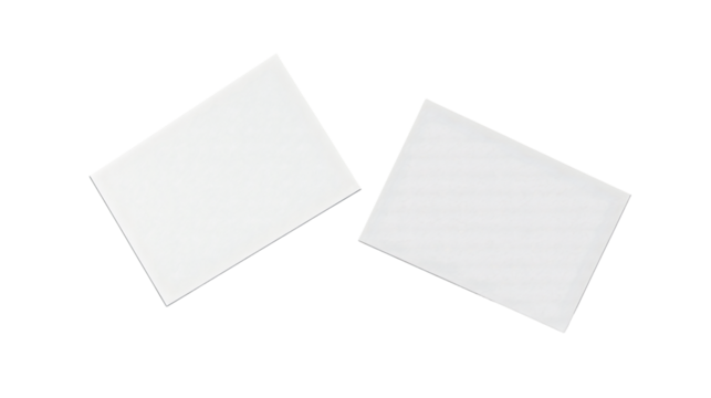 Clean, minimal business card design for branding, PNG, created with Generative AI