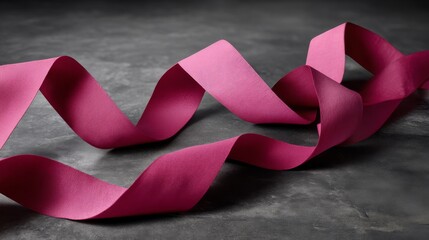 A vibrant pink energy ribbon twists and turns across a dark, intricate electronic surface, offering ample copy space on the right side, enhancing its visual appeal