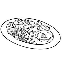 Gado-gado Indonesian Food
