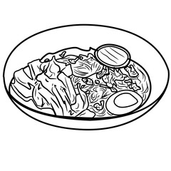 Soto ayam Indonesian Food
