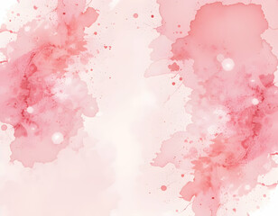 Obraz premium Abstract Pink Watercolor Splatters and Paint Background Design