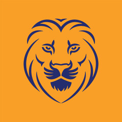 Lion logo colorfull Roiyalty design icon