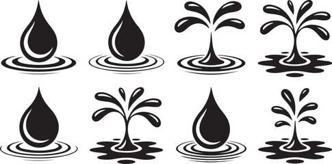 This title highlights the visual theme of water droplets creating ripples and splashes, symbolizing the dynamic impact of small actions and their growing consequences.