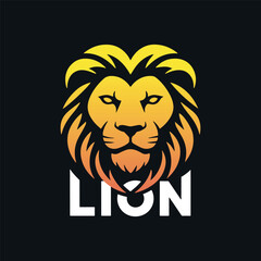 Lion logo colorfull Roiyalty design icon