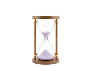 Hourglass Isolated on Transparent Background