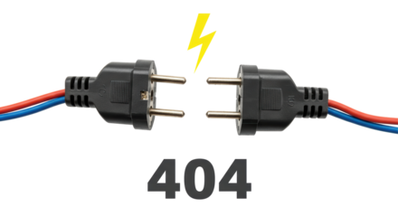 Isolated 404 Error Page Not Found Concept