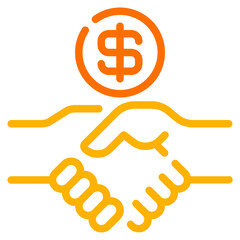 Business Partnership Agreement Icon