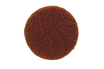 Circular, intricate, fibrous structure