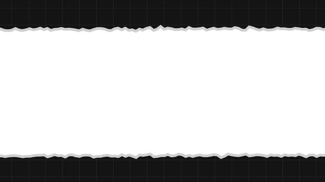 torn ripped paper stop motion background